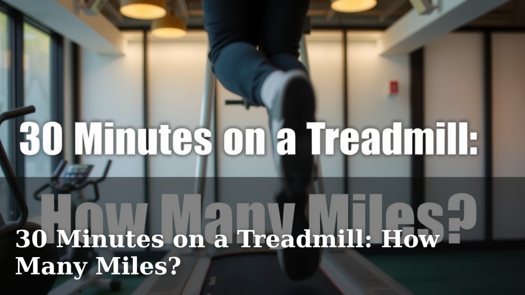 30 Minutes on a Treadmill: How Many Miles?