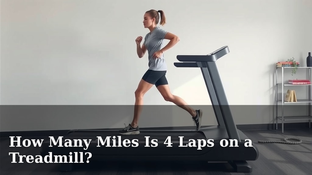How Many Miles Is 4 Laps on a Treadmill?