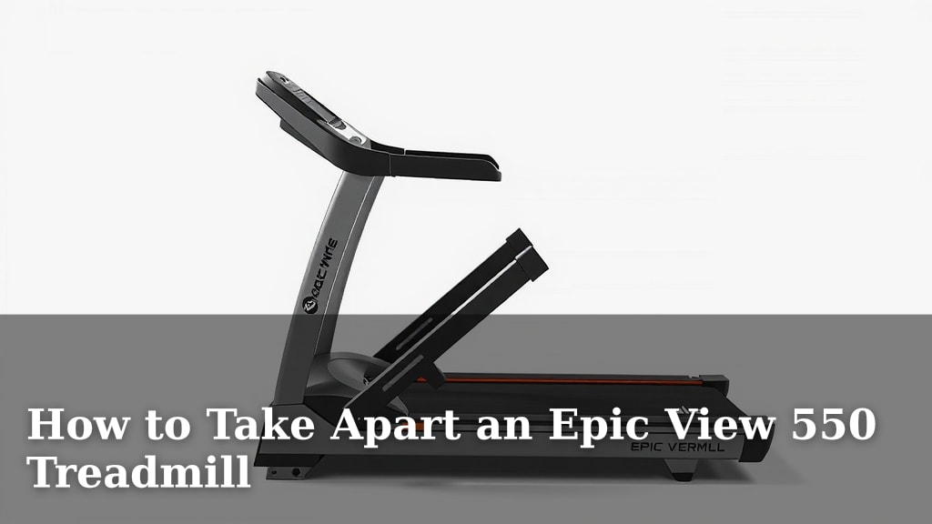 How to Take Apart an Epic View 550 Treadmill