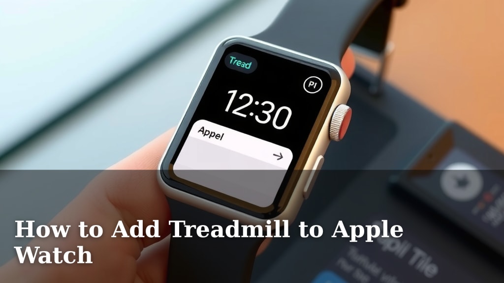 How to Add Treadmill to Apple Watch