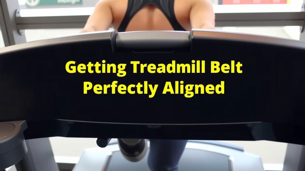Getting Your Treadmill Belt Perfectly Aligned
