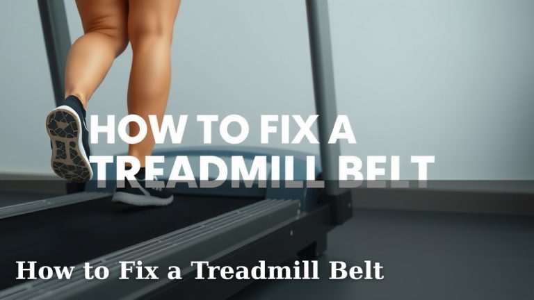 How to Fix a Treadmill Belt