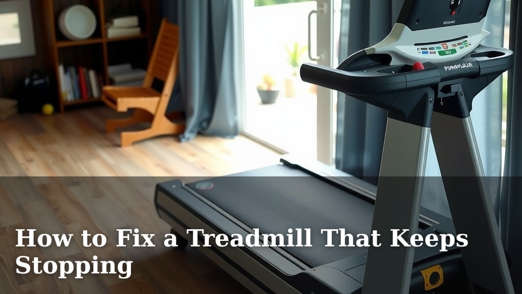 How to Fix a Treadmill That Keeps Stopping