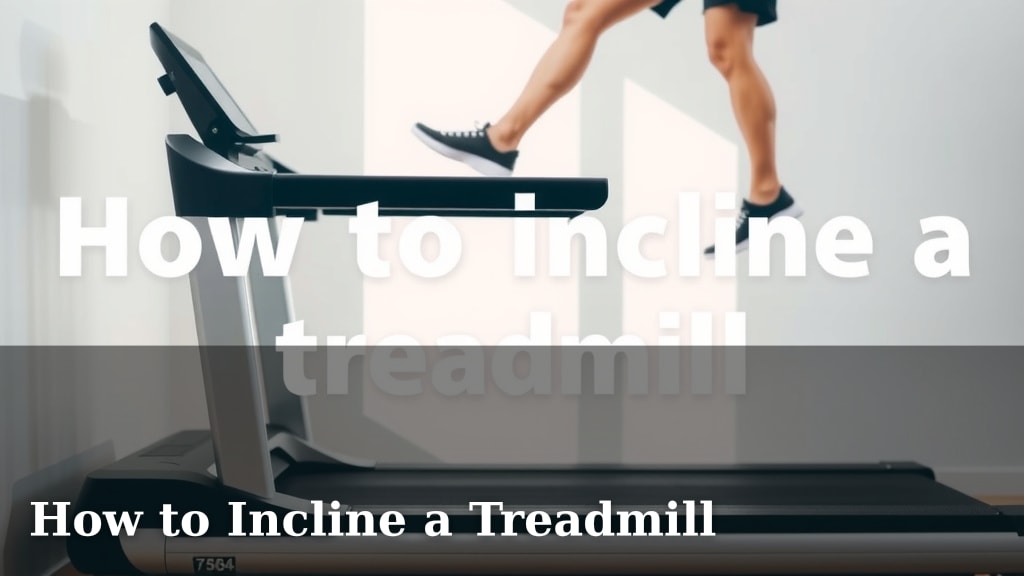 How to Incline a Treadmill