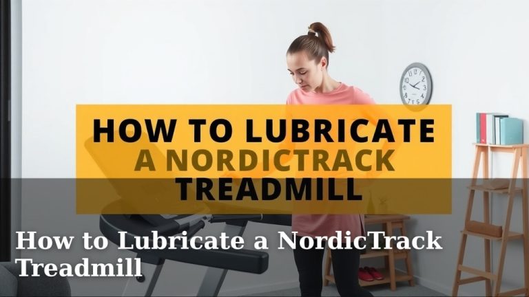 How to Lubricate a NordicTrack Treadmill
