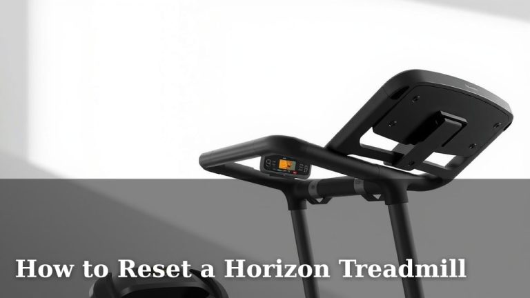 How to Reset a Horizon Treadmill