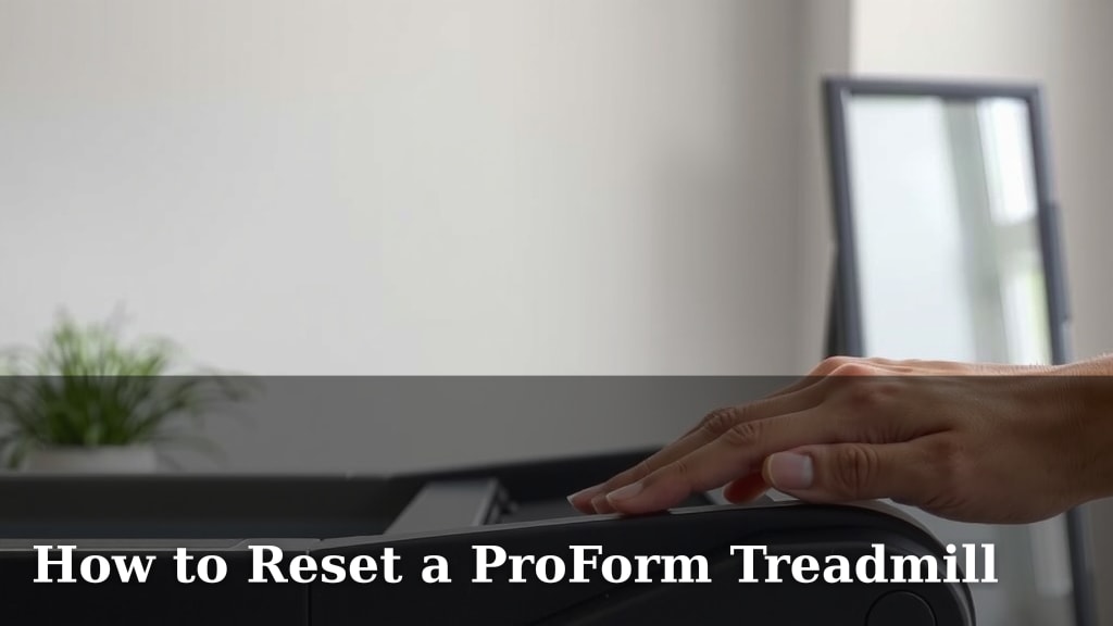 How to Reset a ProForm Treadmill