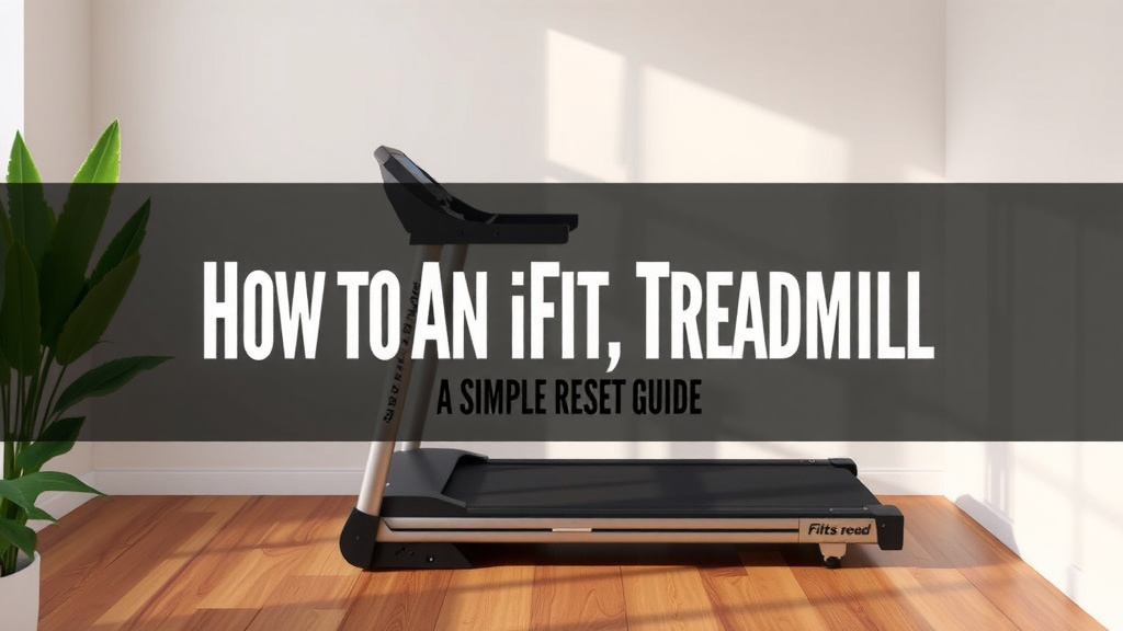 Getting Your iFit Treadmill Back on Track: A Simple Reset Guide