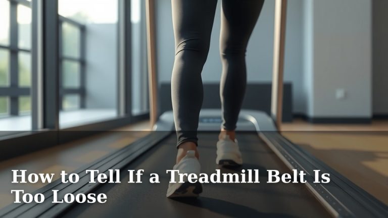 How to Tell If a Treadmill Belt Is Too Loose