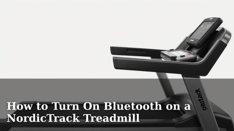 How to Turn On Bluetooth on a NordicTrack Treadmill