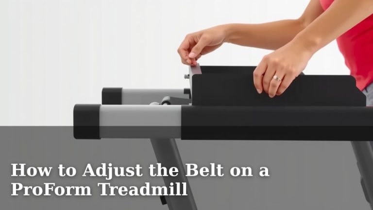 How to Adjust the Belt on a ProForm Treadmill