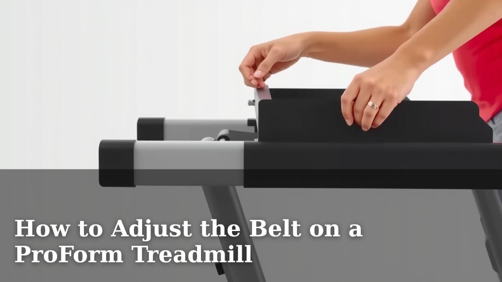 How to Adjust the Belt on a ProForm Treadmill