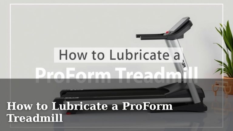 How to Lubricate a ProForm Treadmill