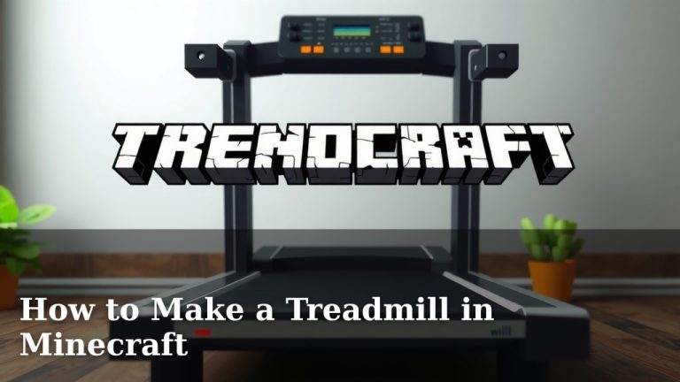 How to Make a Treadmill in Minecraft
