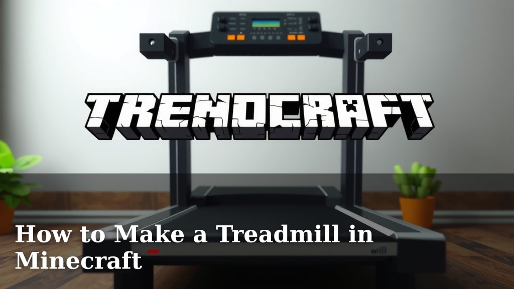 How to Make a Treadmill in Minecraft