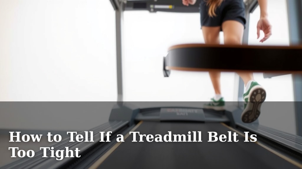 How to Tell If a Treadmill Belt Is Too Tight