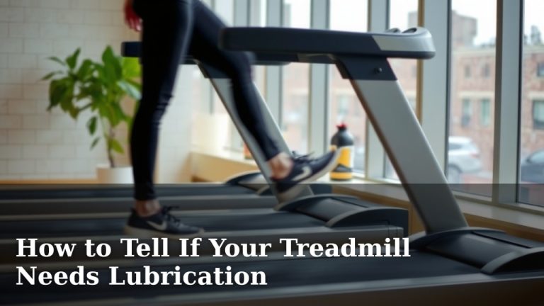 How to Tell If Your Treadmill Needs Lubrication