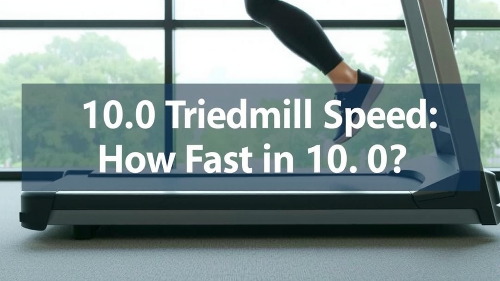 10.0 Treadmill Speed: How Fast Is It Actually
