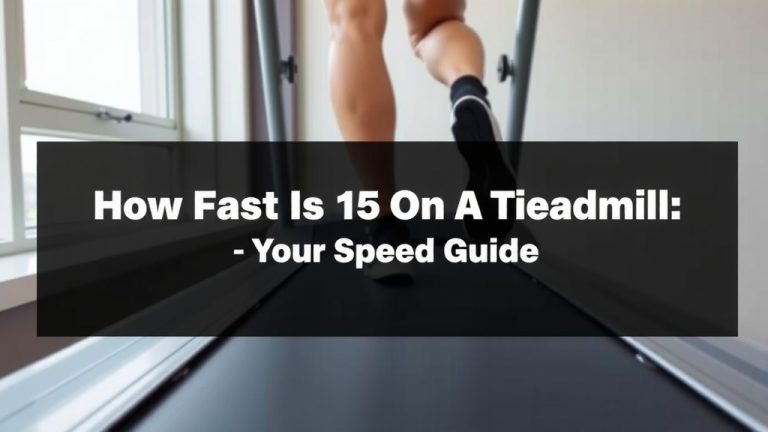 How Fast Is 15 On A Treadmill: Your Speed Guide