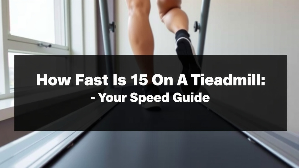 How Fast Is 15 On A Treadmill: Your Speed Guide