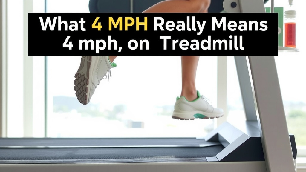 What 4 MPH Really Means on a Treadmill