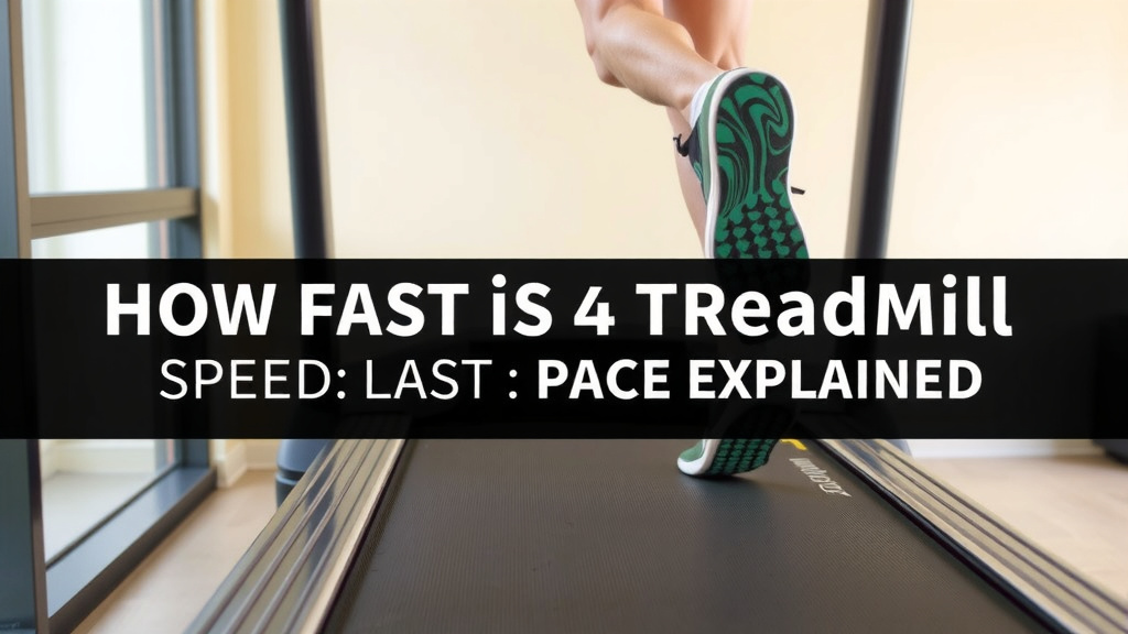 Understanding a 4 mph Treadmill Speed