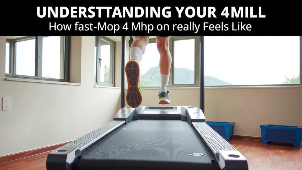 Understanding 4 MPH on Your Treadmill