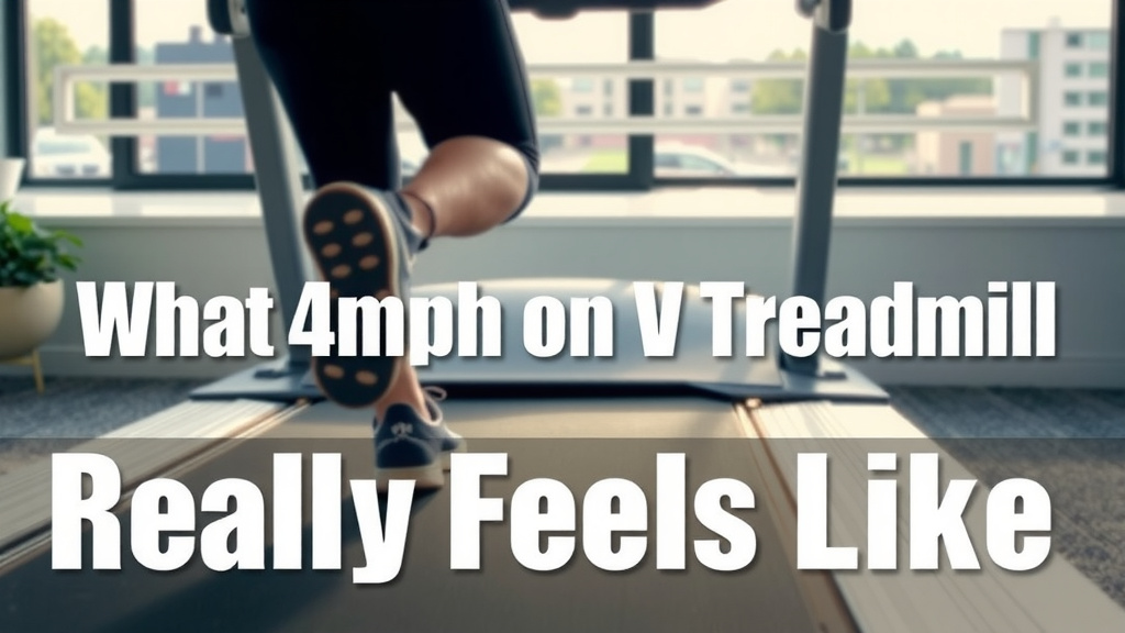 What 4mph on a Treadmill Really Feels Like