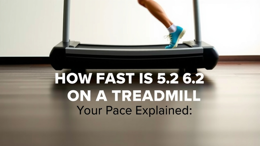 How Fast Is 5.2 on a Treadmill: Your Pace Explained