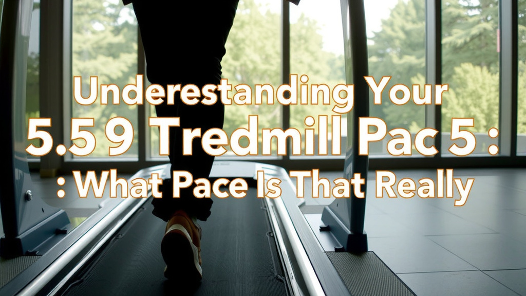 Understanding Your 5.5 MPH Treadmill Pace