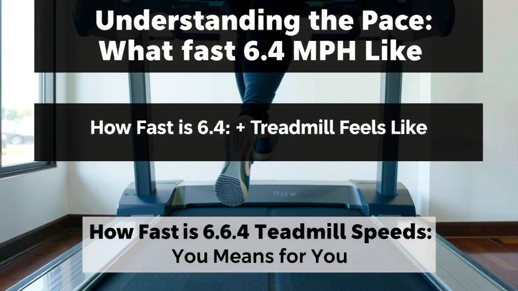 Understanding the Pace: What 6.4 MPH Feels Like