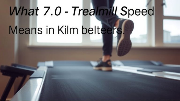 What 7.0 Treadmill Speed Means in Kilometers