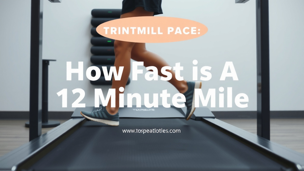 Treadmill Pace: How Fast is a 12 Minute Mile