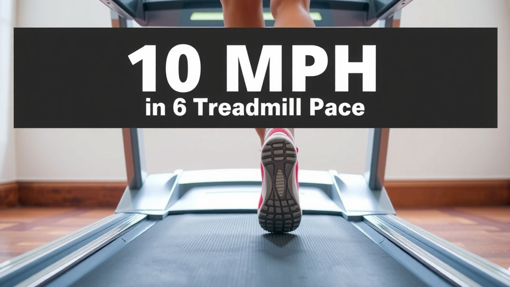Understanding the 10 MPH Treadmill Pace