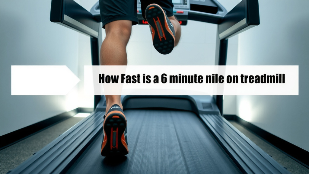 How Fast Is a 6 Minute Mile on a Treadmill