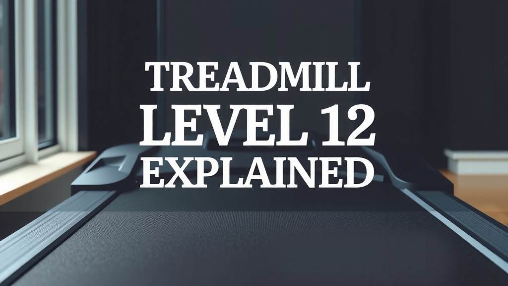 Treadmill Level 12 Speed Explained